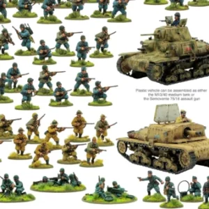 Italian Army and black shirts army set