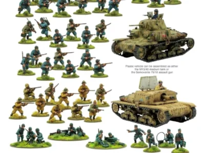 Italian Army and black shirts army set