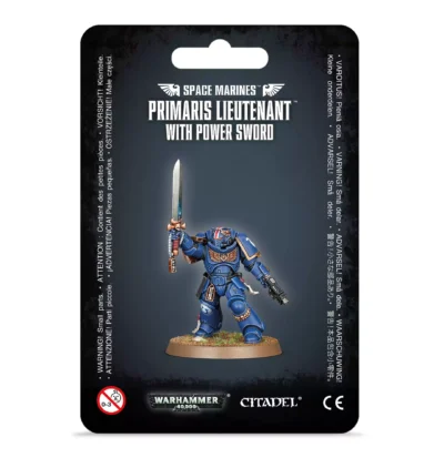 Teniente primaris con espada de energia