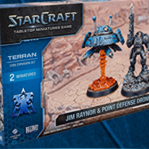 Jim Raynor y dron de punto de defensa