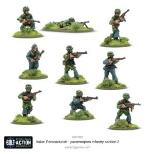 Italian Paracadutisti paratrooper infantry section 2