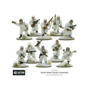 Soviet Veteran Squad in Snowsuits