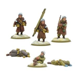 US Army (winter) stretcher team & casualties